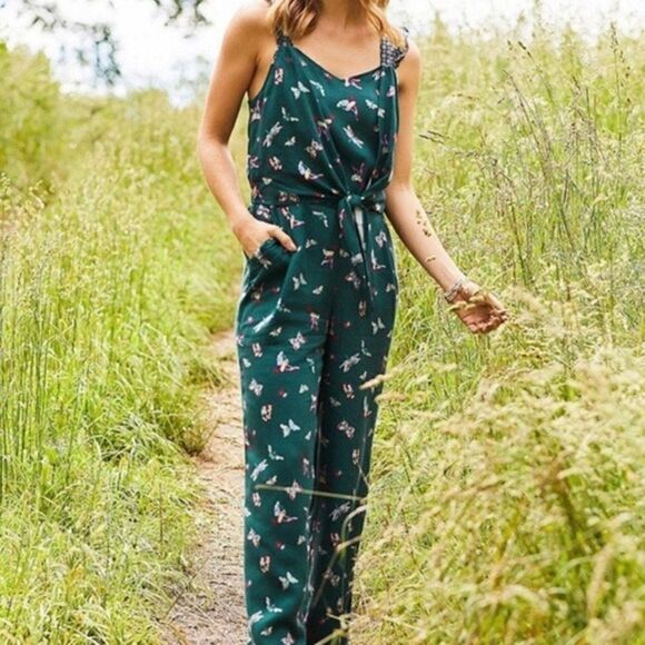Matilda Jane Evergreen Dream Jumpsuit Size Small C26 - Picture 4 of 9